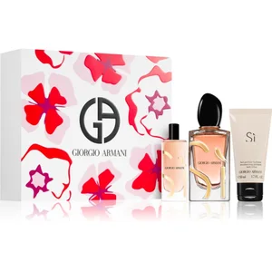 Armani - Sì - Coffret Eau De Parfum + Lait Pour Le Corps + Vaporisateur De Voyage pas cher