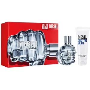Diesel Only The Brave - Coffret Cadeau pour Homme Eau de Toilette et G... pas cher