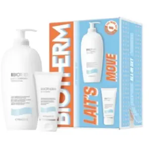 BIOTHERM Lait Corporel 400 ml + Handcreme 50 ml Set Coffret soin corps 1 art. pas cher