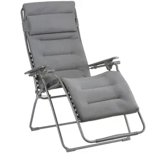 Fauteuil Relax Pliant Futura XL BeComfort® LAFUMA MOBILIER Métal / Pl... pas cher