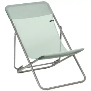 LAFUMA Chaise longue Maxitransat Batyline tilleul pas cher