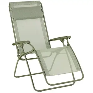 Lafuma Mobilier - Fauteuil Relax R Clip - Chaise de camping gris pas cher