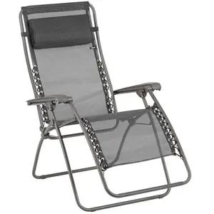 Fauteuil Relax Pliant RSXA Batyline® LAFUMA MOBILIER  Métal / Plastique / Tissus pas cher