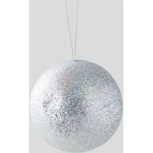 MONOPRIX Lot de 2 boules plastique pailletéeVendu parmonoprix