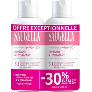 Comparateur de prix : Saugella Saugella Poligyn 50+ Soin Lavant Intime Apaisant Hydratant
