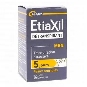 Comparateur de prix : Etiaxil Déodorant Détranspirant Men Transpiration Excessive 15ml