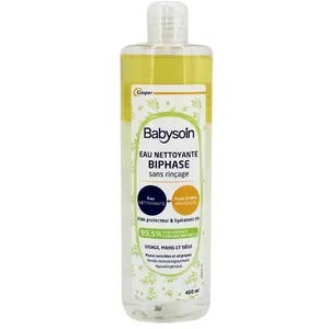Babysoin Eau Nettoyante Biphase 400ml pas cher