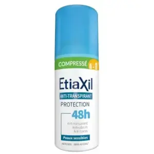 Comparateur de prix : Etiaxil Anti-transpirant Aisselles COMPRESSÉ Peaux Sensibles 100ml
