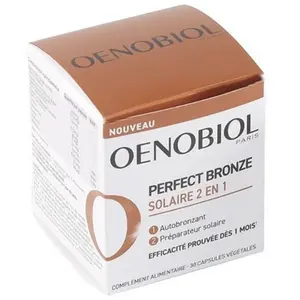 Oenobiol Perfect Bronze Solaire 2 En 1 30 Capsules Végétales pas cher
