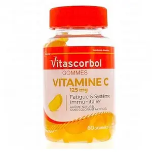 VITASCORBOL - Gommes Vitamine C 125mg x60 gommes pas cher