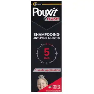 Pouxit Flash Shampooing Anti-Poux et Lentes 100ml pas cher