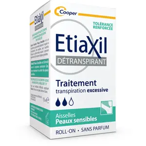 Etiaxil Déodorant Détranspirant Transpiration Excessive SENSITIVE 15ml