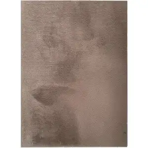 Tapis 120x170 cm RABBIT coloris taupe pas cher