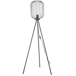 Lampadaire en métal 137 cm LOMOCO APSARA coloris noirVendu parconforama