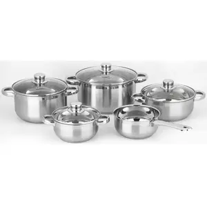 FAR Batterie 9 pièces en inox NOVA Toux feux dont Induction pas cher