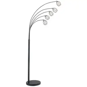Lampadaire FINN coloris noir pas cher