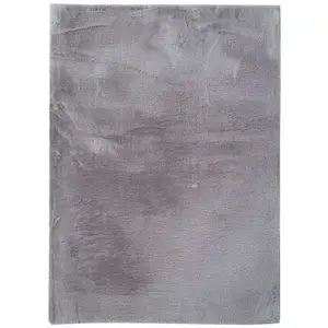 Tapis 160x230 cm RABBIT coloris taupe pas cher