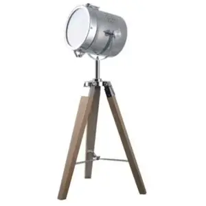 Lampe trépied PROJO coloris argenté pas cher