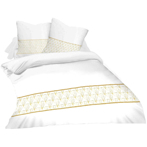 Parure housse de couette 260x240cm + 2 taies d'oreiller CHLOE pas cher