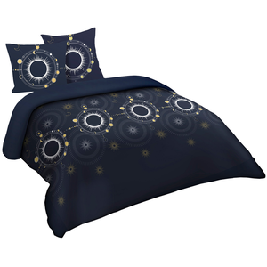 Parure housse de couette + 2 taies 220x240 cm ASTRAL pas cher