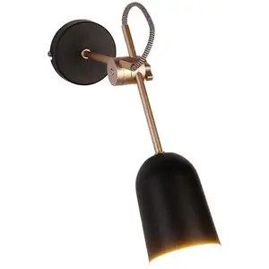 Applique en métal LANA coloris noir/ gold pas cher