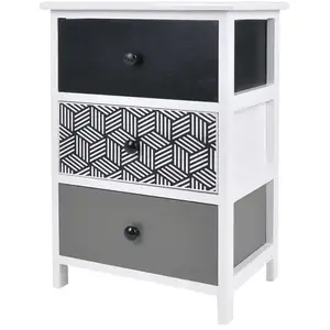 Commode 3 tiroirs PHITI pas cher