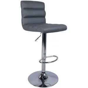 Tabouret de bar CITY coloris gris pas cher