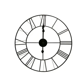 Horloge murale 60 cm en métal CLEM coloris noirVendu parconforama