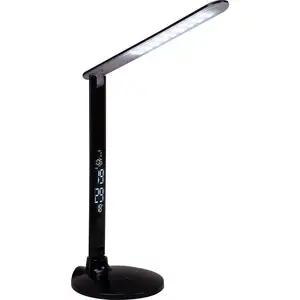 Lampe de bureau CLOCK coloris noir pas cher