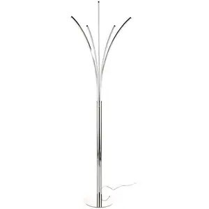 Lampadaire PALMIER coloris argent pas cher