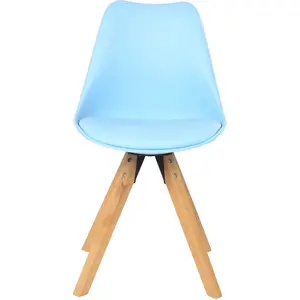 Chaise FOXTROT coloris bleu pas cher