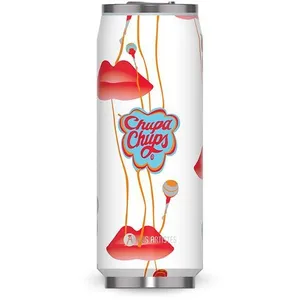 Mug isotherme LES ARTISTES Canette Chupa Kiss 500ml pas cher