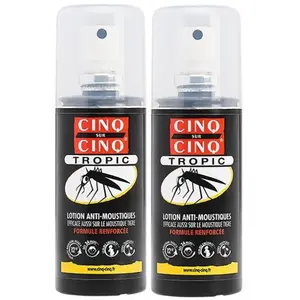 Comparateur de prix : Cinq sur Cinq Tropic Lotion Anti-Moustiques Renforcée Lot de 2 x 75ml