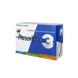Comparateur de prix : Bausch & Lomb Preservision 3 - 60 Capsules