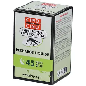 Cinq Sur Cinq Recharge Diffiuseur Citriodora 1 unité pas cher
