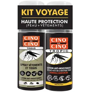 Comparateur de prix : Cinq sur Cinq Kit voyage haute protection