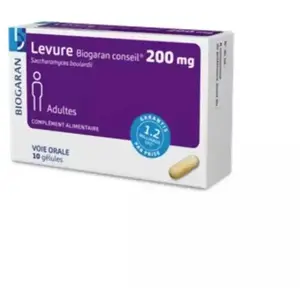 Comparateur de prix : Levure biogaran conseil 200 mg - 10 gélules