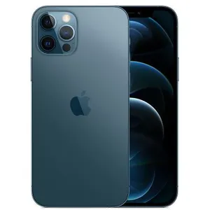Apple iPhone 12 Pro Max 6,7 128 Go Double SIM 5G Bleu pacifique - pas cher
