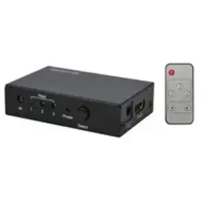 Comparateur de prix : Accsup COMMUTATEUR HDMI UTRA HD 4K 60HZ 3 ENTREES 1 SORTIE NOIR