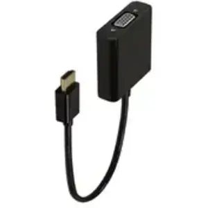 Accsup ADAPTATEUR HDMI MALE VERS VGA FEMELLE 20 CM NOIR
