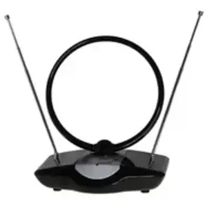 Accsup ANTENNE INTERIEURE AMPLIFIEE NOIRE pas cher