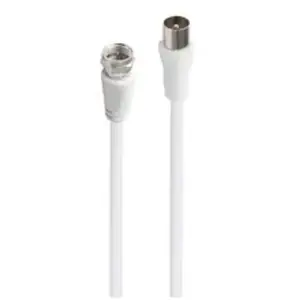Câble Accsup antenne coaxial satellite 3 m Blanc