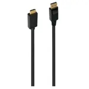 Comparateur de prix : Câble DisplayPort mâle vers HDMI mâle 4K Accsup 1,5 m Noir