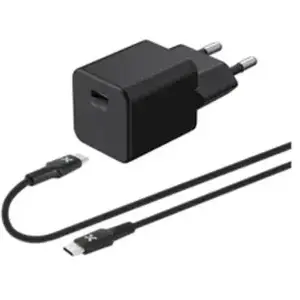 Comparateur de prix : Chargeur secteur Wefix 20 W Noir + Câble USB Type C 1 m