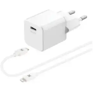 Comparateur de prix : Chargeur secteur Wefix 20 W Blanc + Câble Lightning 1 m