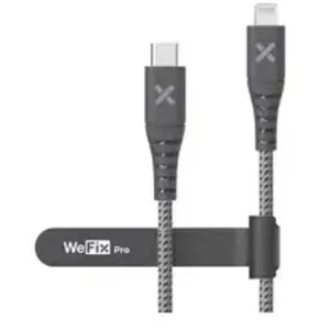 Comparateur de prix : Câble renforcé Wefix Pro USB-C vers Lightning 2 m Gris
