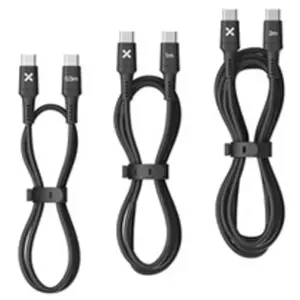 Comparateur de prix : Lot de 3 USB-C vers USB-C : 0.5/1/2 M Noir