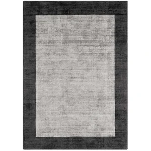 Novatrend Tapis à bordures en viscose argent 120x170 cm pas cher