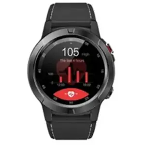 YONIS Montre Connectée Android iOs Smartwatch Cardio Tactile 1.28 Pouce Bluetooth 4.0 pas cher