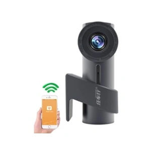 Dashcam WiFi Caméra Cachée 360° Rotation Enregistrement Conduite Sécur...